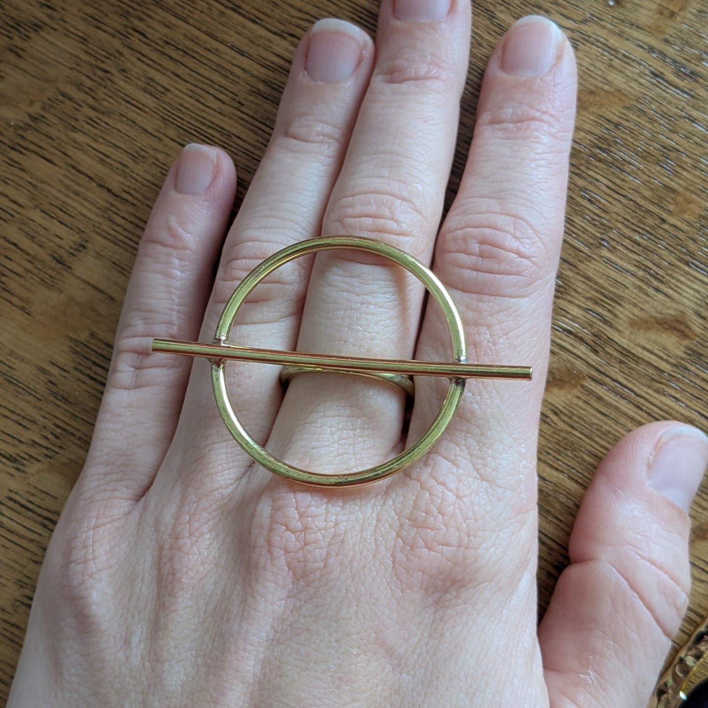 Aanpasbare ring met cirkel