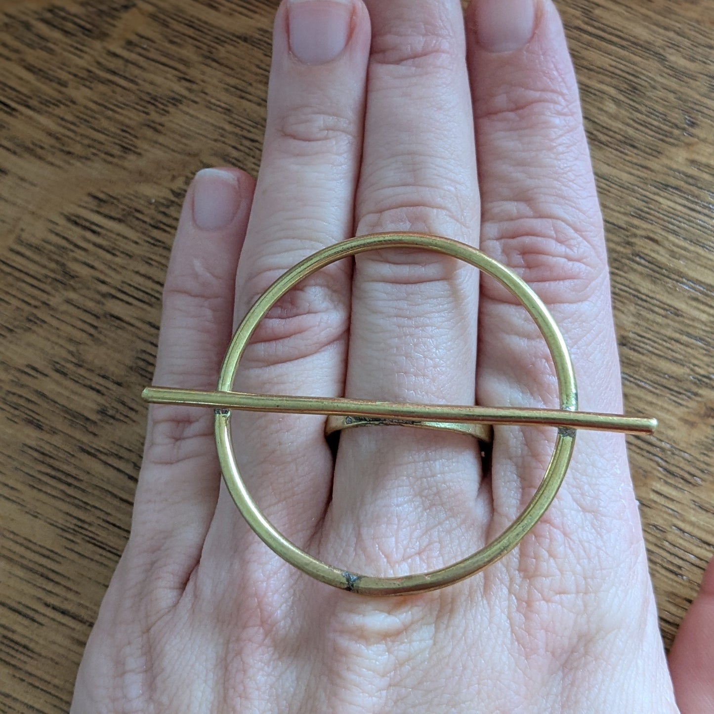 Aanpasbare ring met cirkel