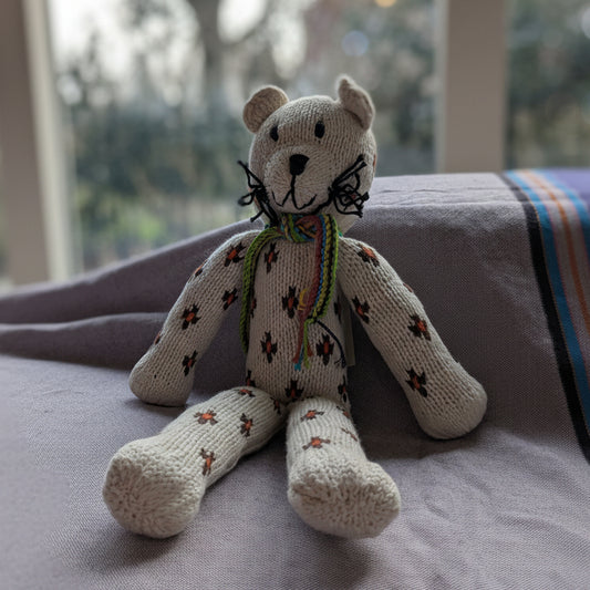 Ecologische knuffel luipaard katoen