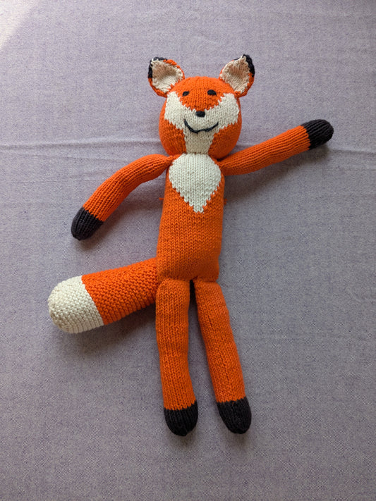 Ecologische knuffel vos