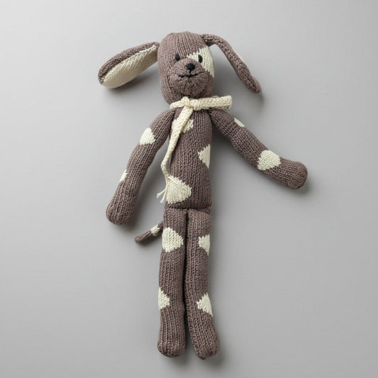 Ecologische knuffelhond van katoen